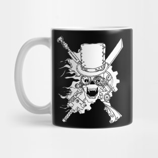 Steampunk Skull and Weapons Mug